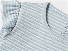 Name It subdued blå/jet stream stribet top